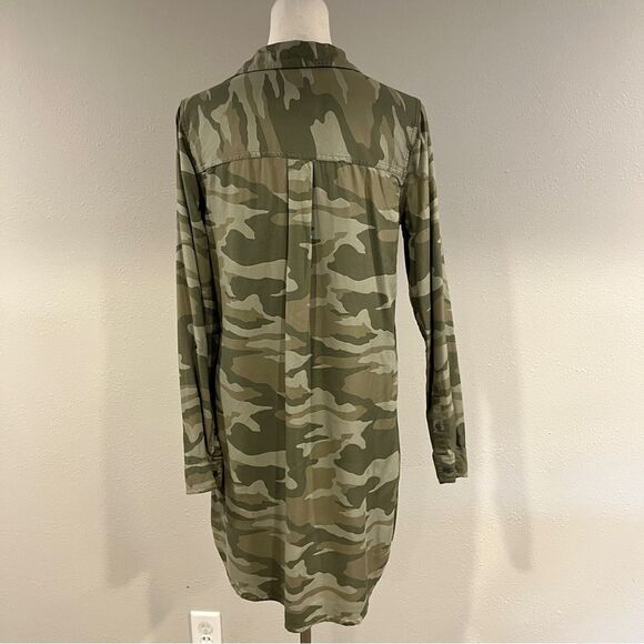 SO Camouflage Long Sleeve Shirt Dress size medium - Picture 6 of 13